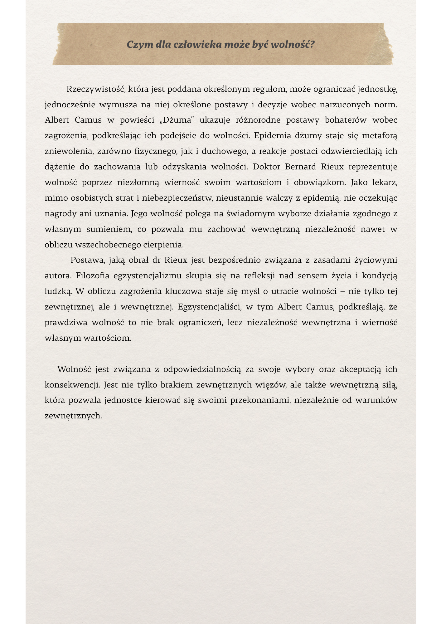 Rozprawki - przewodnik