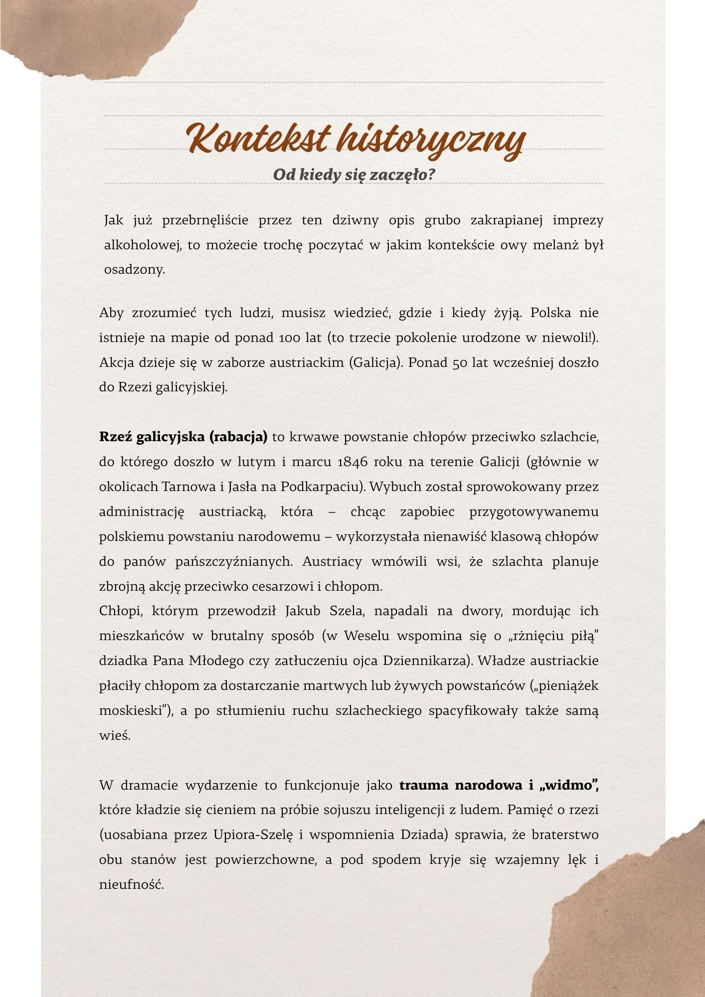 Lekturownik: "Wesele"