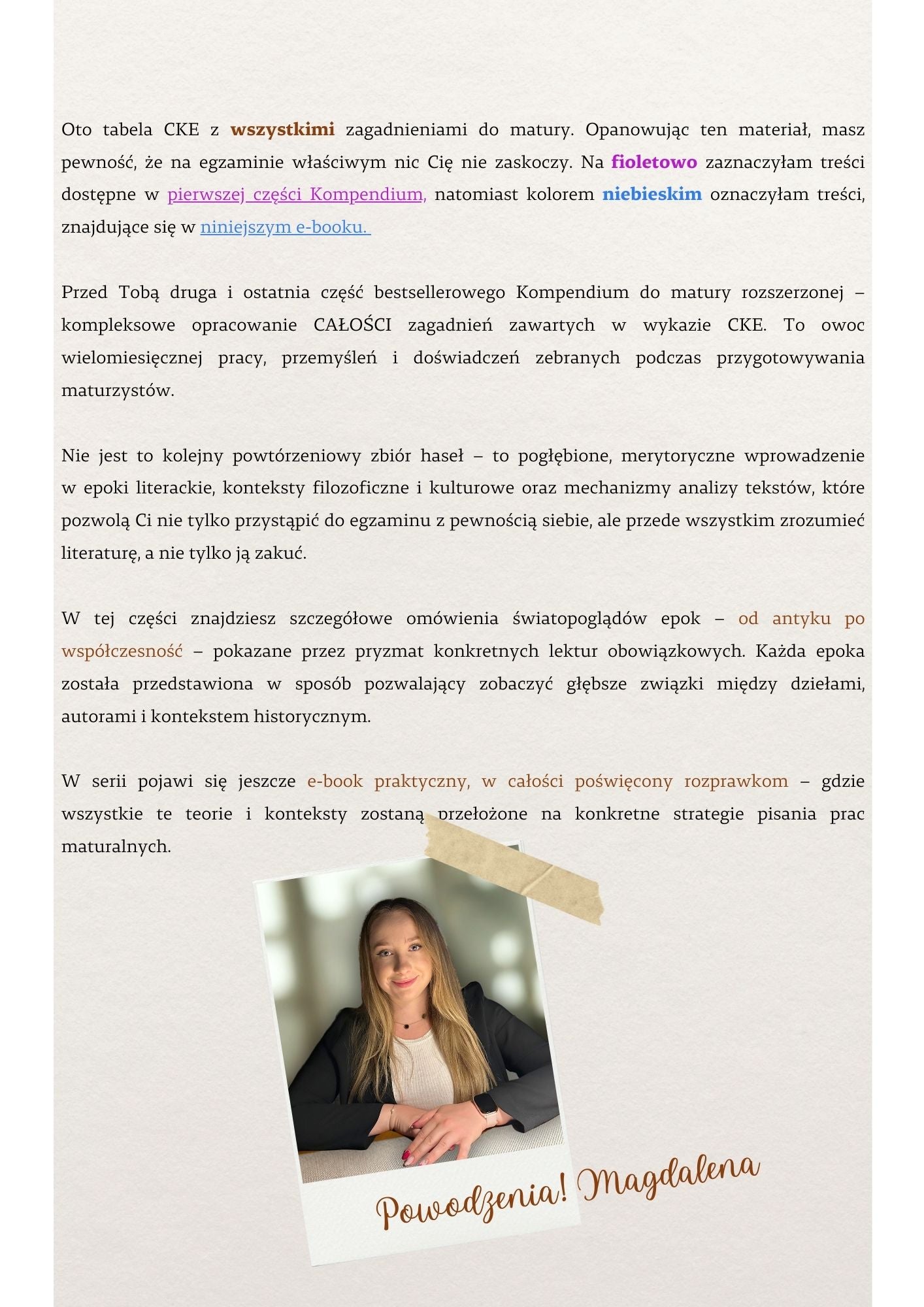 Kompendium cz. II * Matura rozszerzona i podstawowa