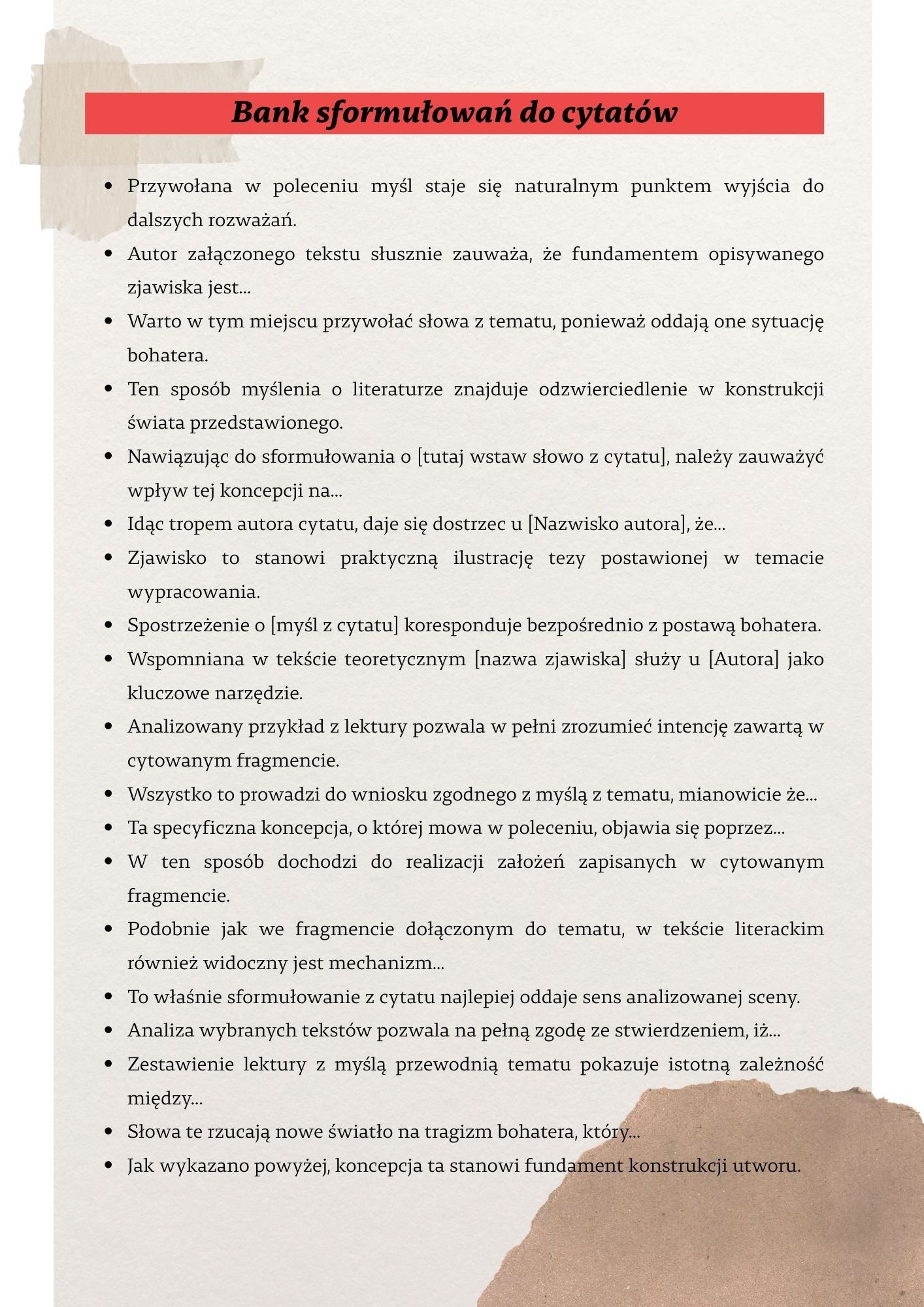 Rozprawka na poziomie rozszerzonym