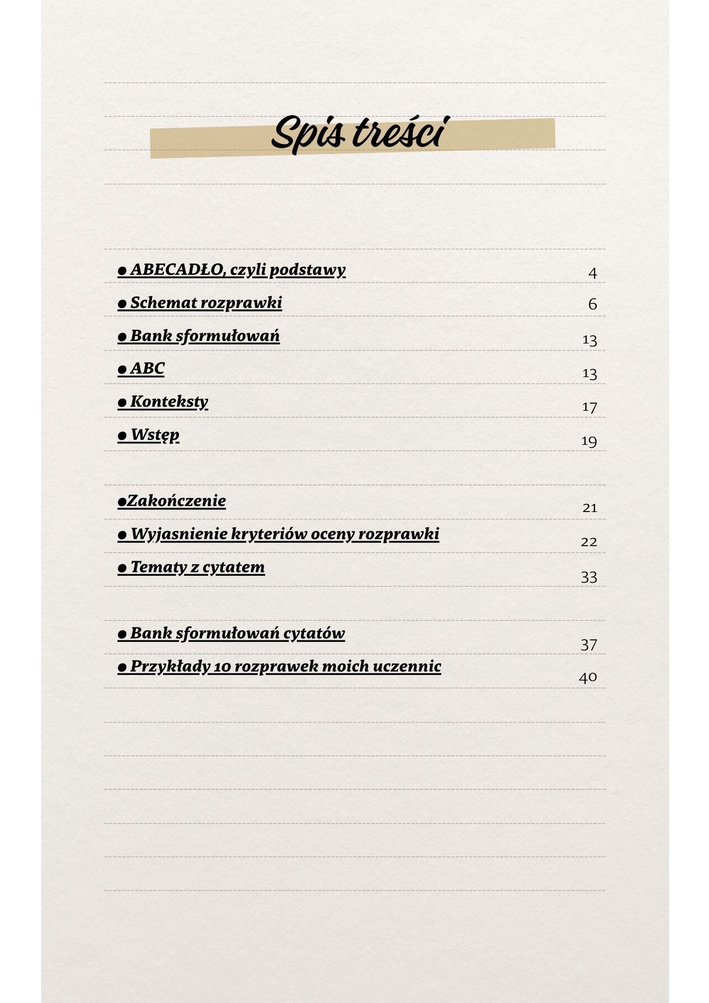 Rozprawka na poziomie rozszerzonym