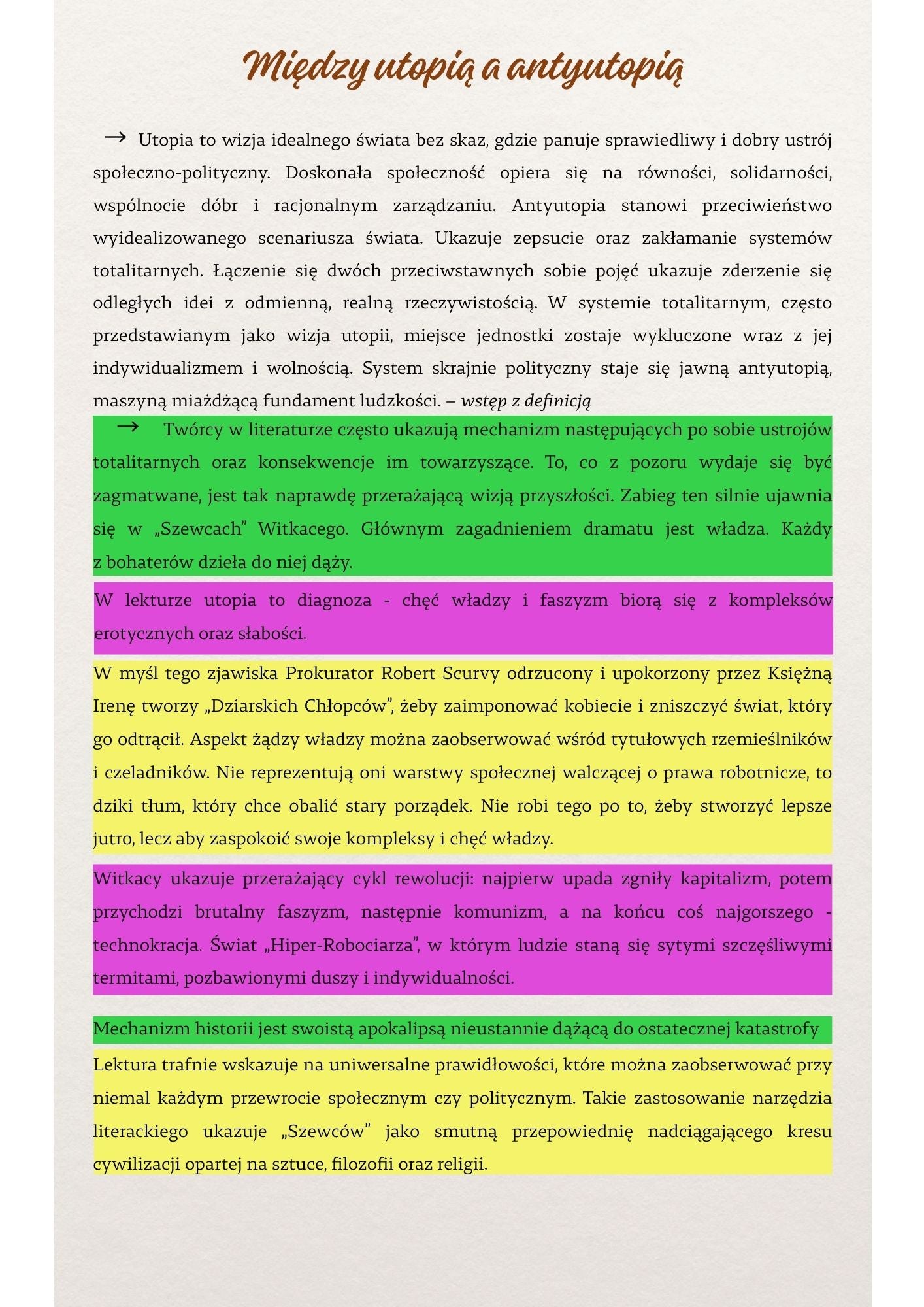 Rozprawka na poziomie rozszerzonym