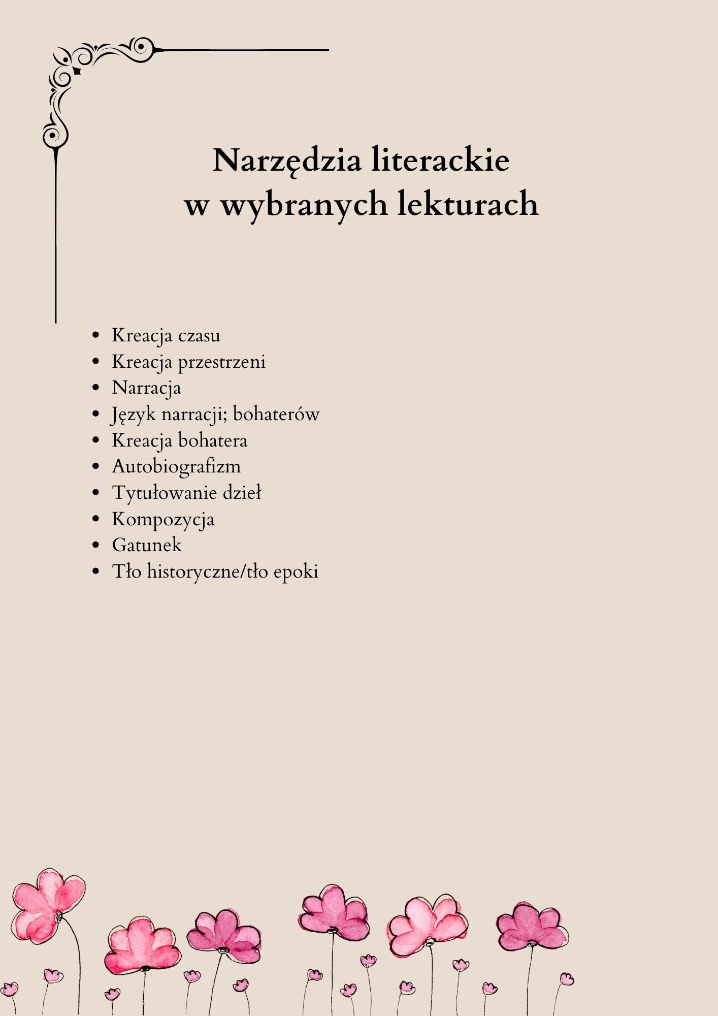 KOMPENDIUM - język polski; matura PR 2026