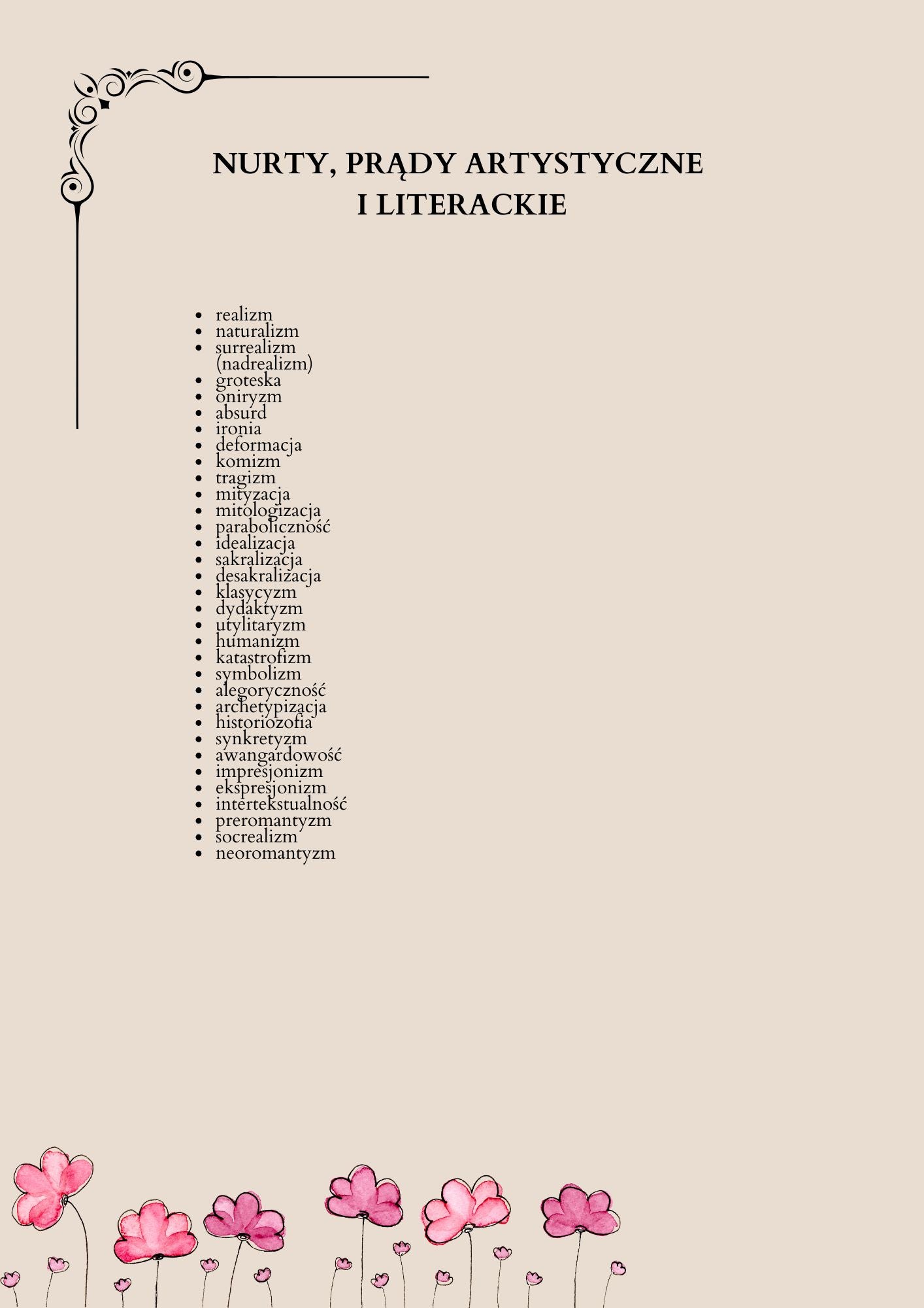 KOMPENDIUM - język polski; matura PR 2026