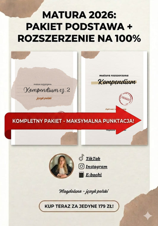 Kompendium Język Polski (Pakiet) - Rozszerzenie na 100%